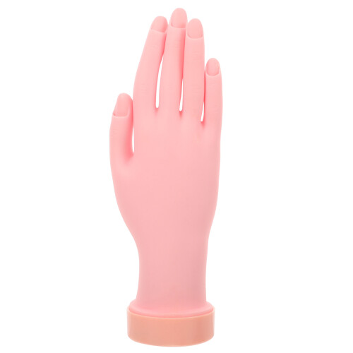 modelo de mão flexível para treino de unhas postiças e unhas 1