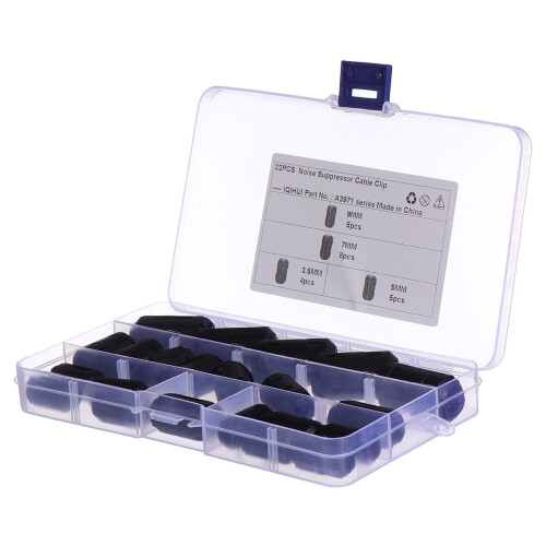 de com de ferrite, 22 peças para