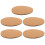 5 discos redondos de cortiça para copos e vasos de plantas pequenos 1