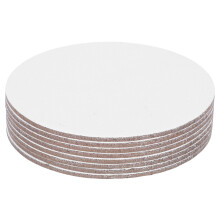 8 stuks 10 cm ronde canvas tekenplaat voor olieverf, wit
