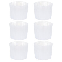 6St Witte Siliconen Cup Sleeve Warm En Koud Drinkbeker Beschermer