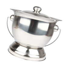 1 dicke spucktasse mit deckel urinbehälter bettpfanne