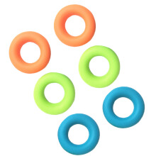 6 silikon-griffringe 30/40/50 lb für , massage, kraft