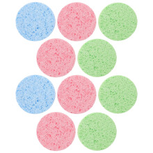 10 make-up- -puff gesichtsreinigungstücher waschpad