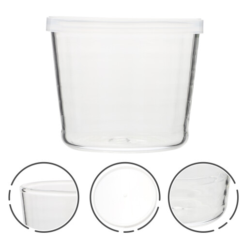 1 set 4er 200 ml saft-milch-becher, pudding- transparent 1
