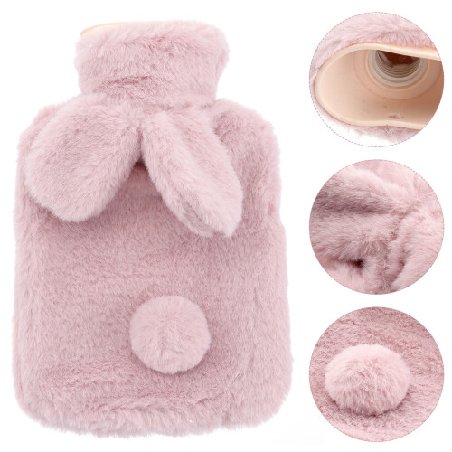 1 plüsch kaninchenform pink, handwärmer 2