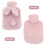 1 plüsch kaninchenform pink, handwärmer 7