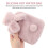 1 plüsch kaninchenform pink, handwärmer 6