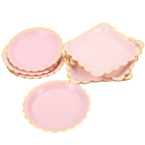 20pcs Paper Plates Party Dessert Serving Multi-Use