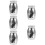 5pcs Miniature Pet Urn Dog Cat Ashes Keepsake Container 10