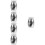 5pcs Miniature Pet Urn Dog Cat Ashes Keepsake Container 9