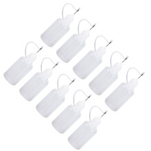 10 frascos aplicador agulha 30ml para quilling diy
