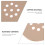 10 unidades de bases para broche com -broches e acessórios 11