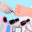 nagelkunst oefenmodel rechtervoet voor manicure training 9