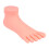 nagelkunst oefenmodel rechtervoet voor manicure training 6