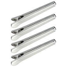 4Pcs Stainless Steel Food Bag Sealing Clips