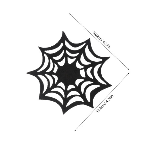 10Stk Getränkeuntersetzer Halloween 1