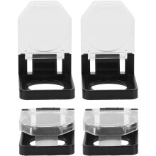 4 knopbeschermhoesjes - stofafdekking voor knoppen - knopprotectoren