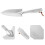 Silver Stainless Steel Mini Folding for Camping Garden Use 9