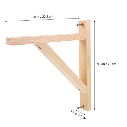 2 einbauschienen für regal, wandhalterung, 1