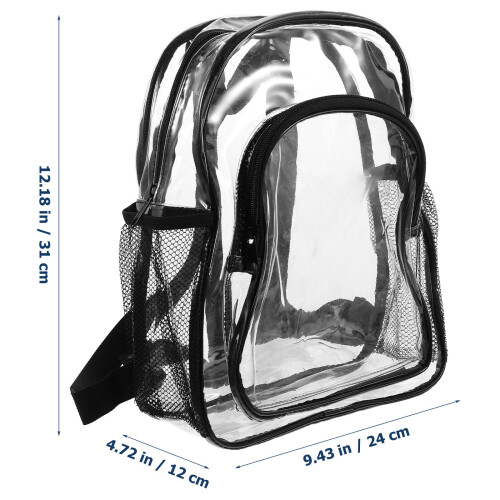 durchsichtiger rucksack transparent sport 1
