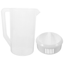 messkännchen mit , getränkebehälter 2500 ml, hitzebeständig, weiß