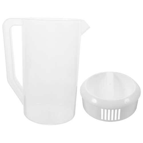 messkännchen mit , getränkebehälter 2500 ml, hitzebeständig, weiß