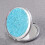 1Pc Compact Blue Makeup Mirror Folding Pocket Mirror High Definition 5