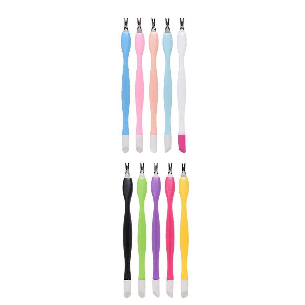 Artibetter 15Pcs Dead Skin Fork Sturdy Nail Cuticle Remover Manicure Trimmer
