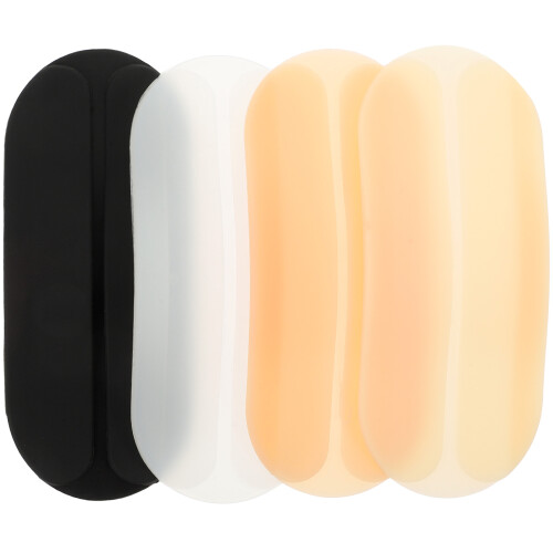 Shoulder Protection Bra Strap Cushion Silicone White 4pcs 1