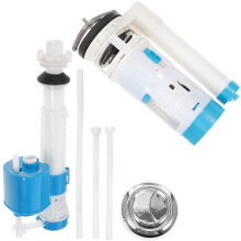 1 Satz Toilettenspülung Ersatzset, Spülventil für WC, Doppelspül-Kit