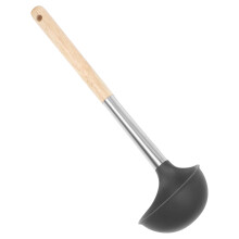 suppenkelle mit edelstahlgriff, portionierer für suppen, soßen