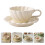 milchbecher keramik kaffeetasse wassertasse mit unterteller 5