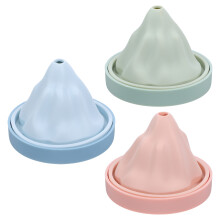 1 Set 3Teile Schneebergförmige Eiswürfelformen Aus Silikon (Bunt)