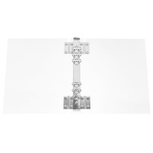 funda reutilizable para cuaderno de acrílico transparente con ventana
