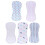 5 paños eructo unisex superabsorbentes para bebé 5