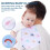 5 paños eructo unisex superabsorbentes para bebé 10
