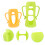 2 universais silicone para mamadeiras (cores sortidas) 4