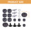 set per piatti e batteria tappezzi 10