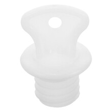 ersatzkappe für heizflasche, gummistopfen 16 mm, weiß, 1