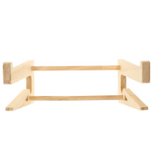 Notebooksständer Holz Khaki Laptop Halter Ergonomisch Tragbar