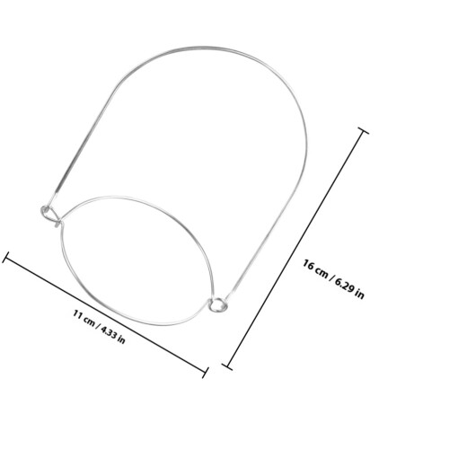6 einweckglas-hänger aus edelstahldraht, 1