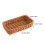 rectangular de ratán artificial para utensilios y 2