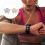2 pingentes em silicone com anel para pulseira de smartwatch 4