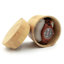 uhrenbox bambus mit schmuckfach armbänderorganizer