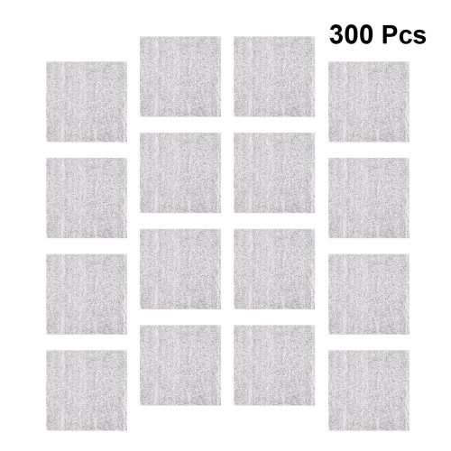 Square Wrapping Paper 300pcs Silver Orange