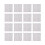 Square Wrapping Paper 300pcs Silver Orange 9