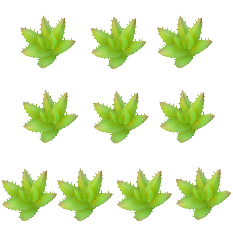 (Type 4) 10 Pieces Mini Succulent Exquisite Practical Simulated Plants Photo-image-OPC-PKK992K-NEW