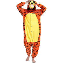 (Medium, Tigger) Animal Onesie Pajamas for Adults - Halloween and Christmas Sleepwear Jumpsuit with High Quality Ideal as a Gift