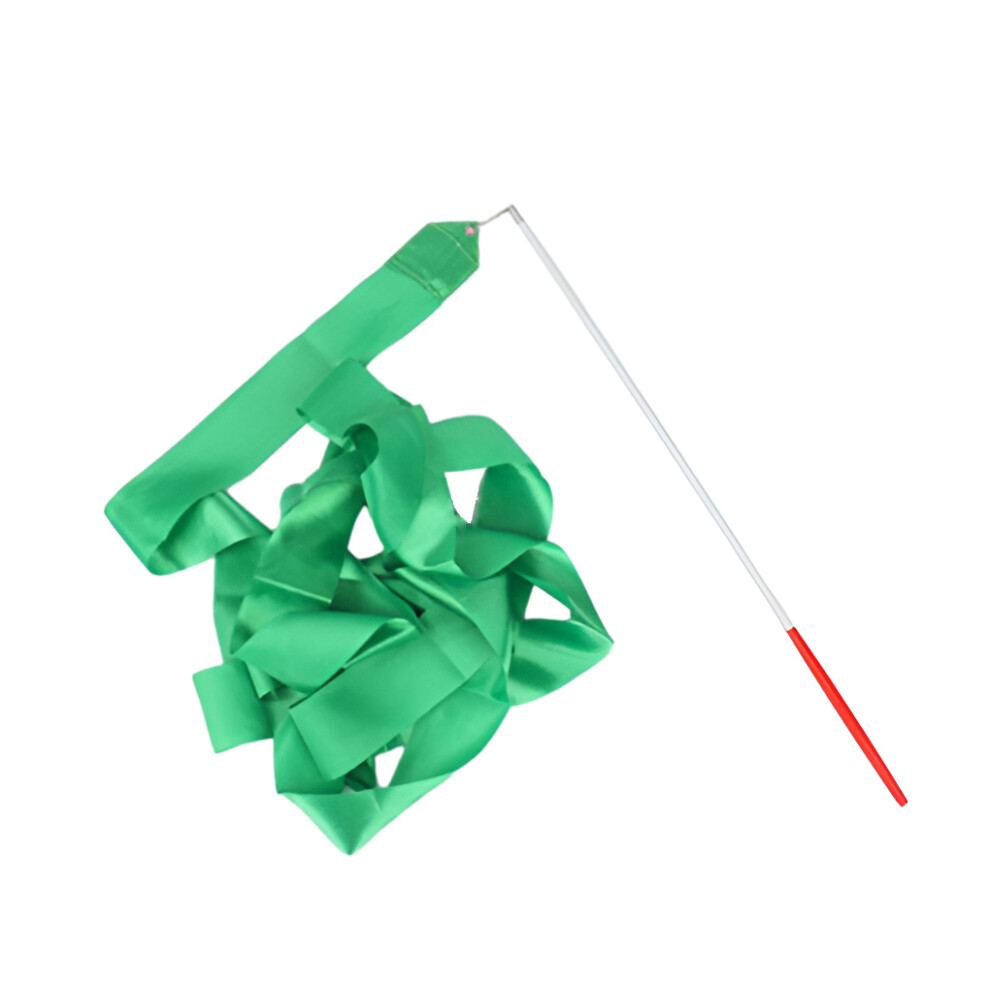 (Dark Green) Ribbon Wands Party Favors Stuffers Gymnastics Dance Streamers for-image-OPC-PKK9K9S-NEW